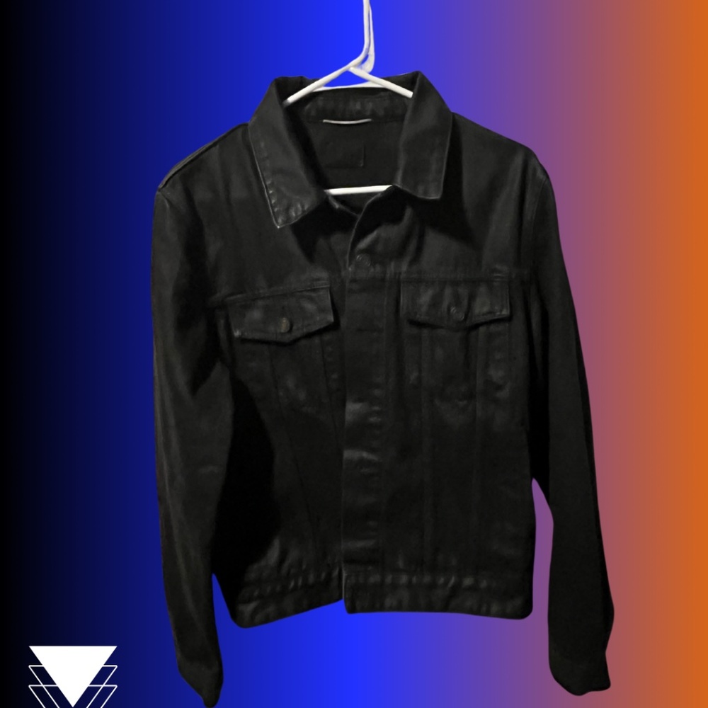 Saint Laurent Black Denim Light Wax